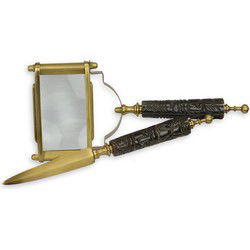 A MAGNIFYING-GLASS AND LETTER KNIFE