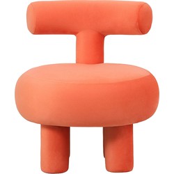 Leitmotiv - Fauteuil Abrazo - Peach orange