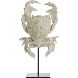 Light & Living - Ornament CRAB - 23x12.5x42.5cm - Wit