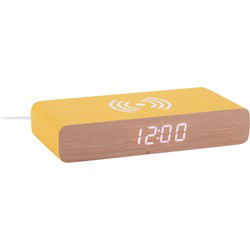 Wekker Retro Flat Led - Heldergeel - 16.1x7.6x3cm