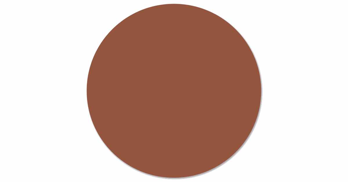 Label2X Muurcirkel effen terracotta Ø 100 cm / Dibond - Aanbevolen - Ø 100 cm