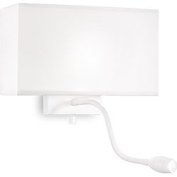 Ideal Lux - Hotel - Wandlamp - Metaal - E27/LED - Wit