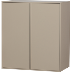 vtwonen Daily Kast Double - Grenen - Dakargrau - 110x100x58 