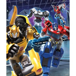 Sanders & Sanders fotobehang Transformers geel, rood en blauw - 2,25 x 2,7 m - 601211