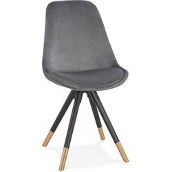 HAMILTON design stoel 48x56x83 cm Grijs