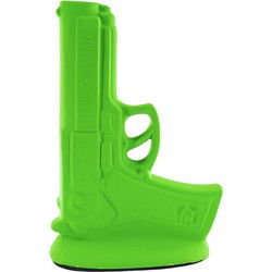Vase - Gun - Ceramics - Neon Green  - 15x9x23cm