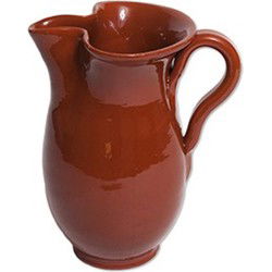 Sangria/Limonade schenkkan karaf - Terracotta - 1000 ml - keramiek - Schenkkannen
