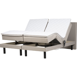 EARL - Tweepersoonsbed - Beige - 180 x 200 cm - Polyester