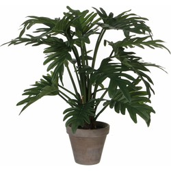 Mica Decoration kunstplant Philodendron - groen - H50 en D60 cm - Kunstplanten