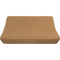 Baby's Only Gebreide baby aankleedkussenhoes - Waskussenhoes Pure - Caramel - 45x70 cm - 100% ecologisch katoen