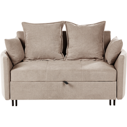 Beliani HOVIN - Slaapbank-Beige-Polyester