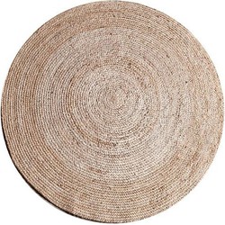 Vloerkleed Jute Rond Naturel ø200 cm