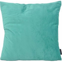 Velvet Aqua Blauw | 45 x 45 cm | Kussenhoes | Polyester