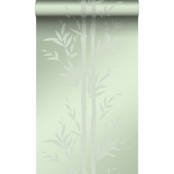 Origin Wallcoverings behang bamboe olijfgroen - 53 cm x 10,05 m - 345752