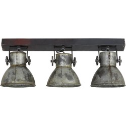 Light & Living - Hang-/wandlamp ELAY  - 65x18x25cm - Zilver