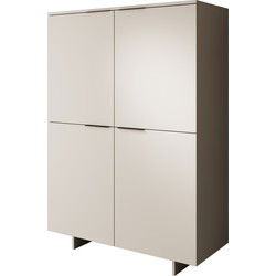 Meubella - Dressoir Ankara - Beige - 100 cm