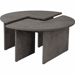 Set van 2 salontafels L90 cm - MOIRA