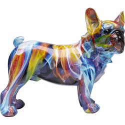 Kare Decofiguur Frenchie Colorful