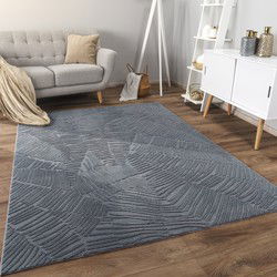 Laagpolig Vloerkleed Lely - Antraciet - 240x340 cm