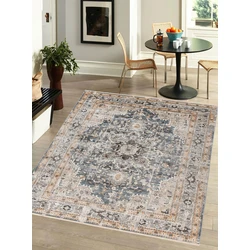 Petra Vintage Grijs vloerkleed - Medaillon - 160 X 230 CM