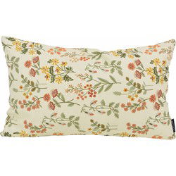 Sierkussen Mae Bloom Crème - Outdoor | 30 x 50 cm | Katoen