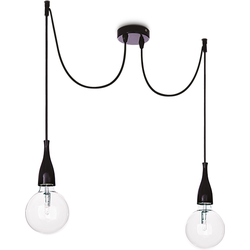 Ideal Lux - Minimal - Hanglamp - Metaal - E27 - Zwart