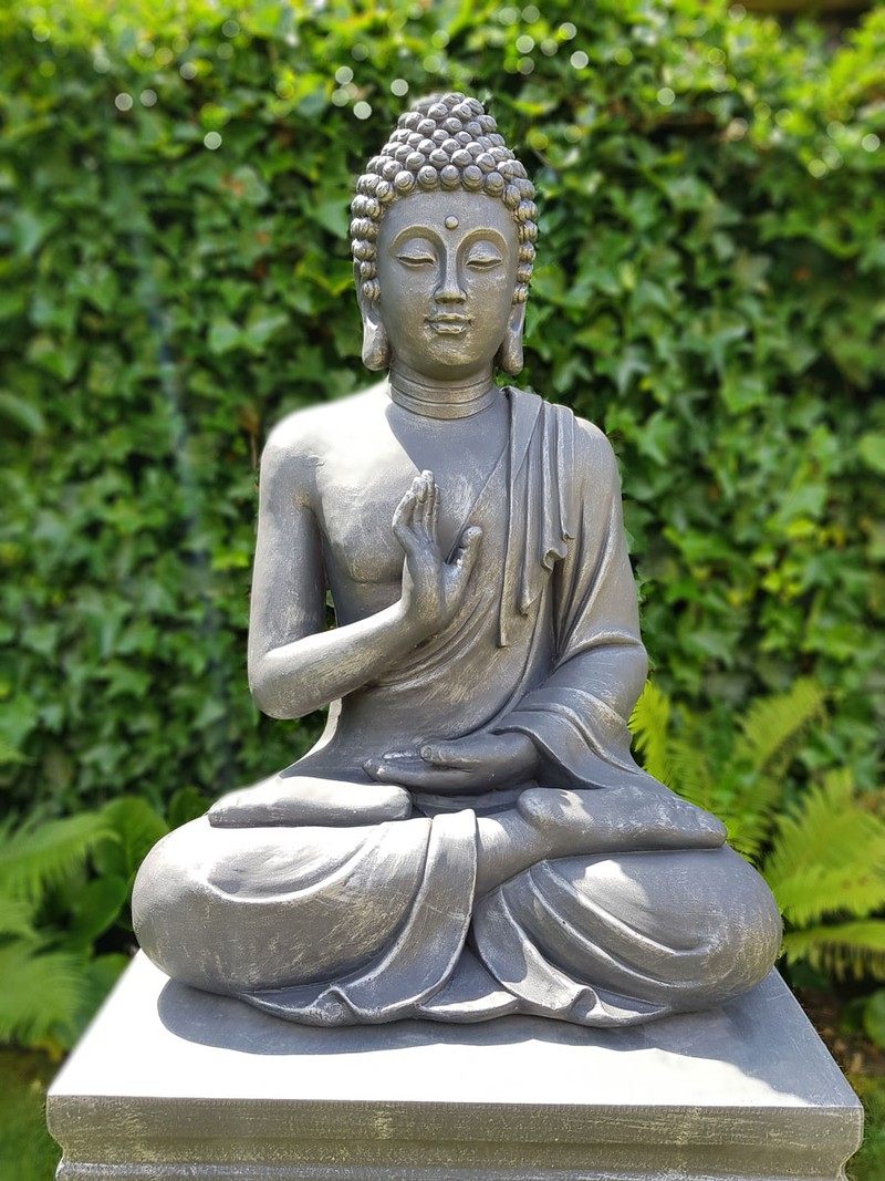 corruptie Tactiel gevoel Kangoeroe Boeddha beeld - Tuinbeeld Boeddha beeld Groot Antiek Zilver 73cm -  GerichteKeuze - | HomeDeco.nl
