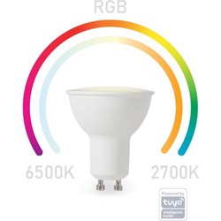 Smart wifi rgb-lamp koudwit & warmwit gu10