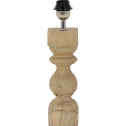 Light&living Lampvoet 9x9x36 cm CUMANI hout naturel