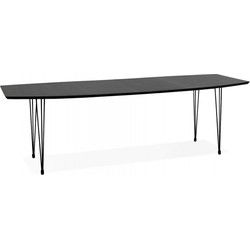 MOTUS eettafel 170-270x100x73 cm Zwart