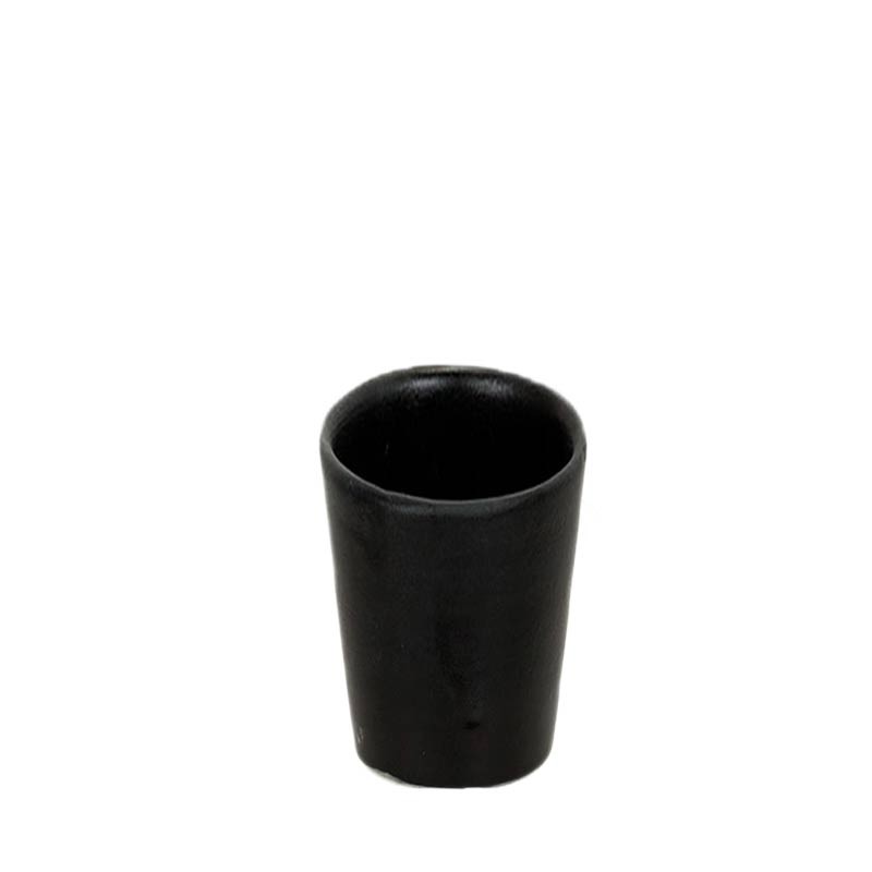 mug black, h 10 cm - 