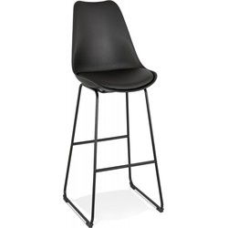 CHOKO Barkruk 48x55x119 cm Zwart