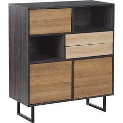Beliani MAINE - Sideboard-Lichte houtkleur-MDF