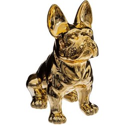 Beeld Bulldog - Goud - H22 cm