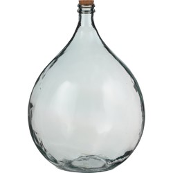 Mica Decorations Americo Terrarium Vaas - H56 x Ø40 cm - Gerecycled Glas - Transparant