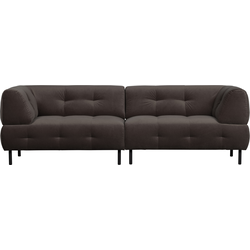 WOOOD Lloyd 4-Zits Bank - Velvet - Cast Iron - 75x245x90
