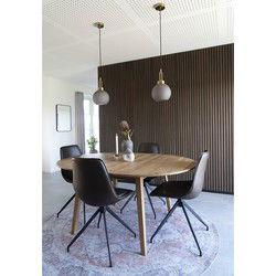 House Nordic Eettafel Metz Eikenhout Naturel Uitschuifbaar 118-158cm