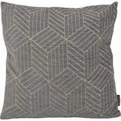 Salla Donkergrijs | 45 x 45 cm | Kussenhoes | Katoen/Polyester