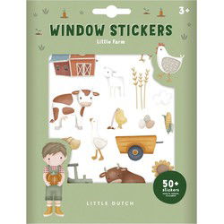 Little Dutch Raamstickers Boerderij