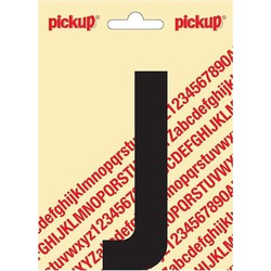 Plakletter Nobel Sticker zwarte letter J - Pickup