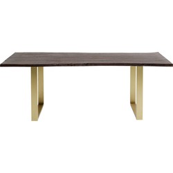 Eettafel Harmony Dark Brass 160x80