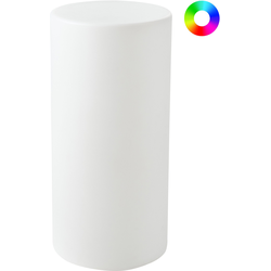Beliani PIEDRA - LED staande lamp voor buiten-Wit-Polypropyleen