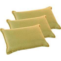 Zeem spons - 3x - 13 x 9 x 4 cm - schoonmaakspons - zeemspons - Huishoud/schoonmaak - Sponzen