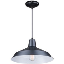Industriële hanglamp koper, zwart, wit, beton 40cm Ø