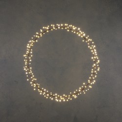 Luca Lighting Lichtkrans met Warm Witte LED Verlichting - Ø40 cm - Zwart