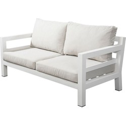 Midori sofa 2 seater alu white/mixed grey - Yoi