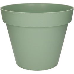 EDA Toscane Bloempot - kunststof - groen - D30xH26cm - binnen/buiten - Plantenpotten