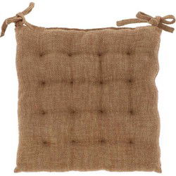 Unique Living - Matras Kussen Nessa 40x40cm Camel