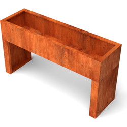 Altua Exclu hoge plantenbakken Cortenstaal Lengte: 1650 Breedte: 500 Hoogte: 603