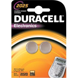 Duracell Knoopcel Batterij, 2025, Niet Oplaadbaar, 2 Stuks